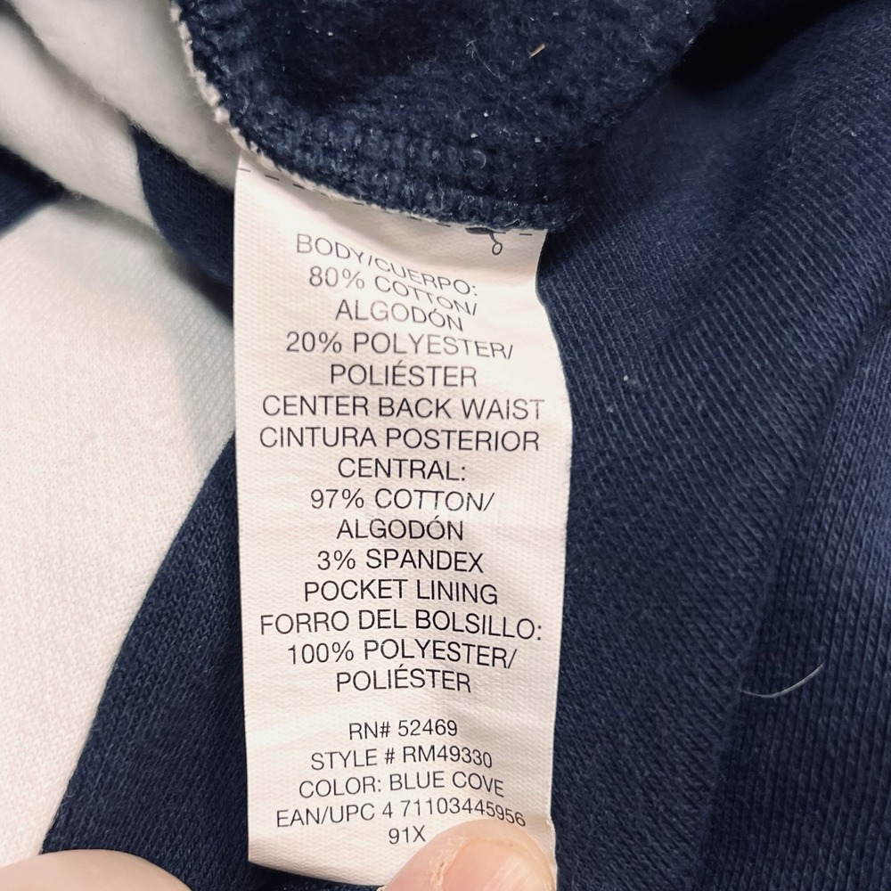 Russell Athletic Premium Fleece Sweatpants Men's L Blue Cove Drawstring EUC - Picture 5 of 5